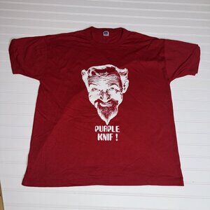Rare Vintage Ghoulardi Purple Knif Large Cleveland Horror Parma TV Show Movie XL
